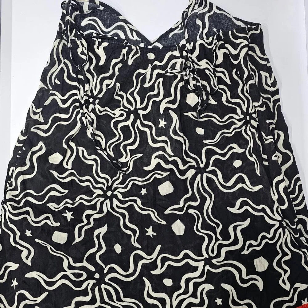 Sanctuary  Beach Conversations Crinkle Cotton Boxy Beach Dress - Picture 6 of 10